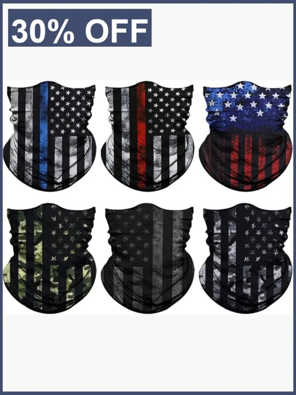 Seamless Neck Gaiter Face Mask UV Protection Balaclava Headband